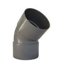 COUDE PVC FEMELLE/FEMELLE 45°
